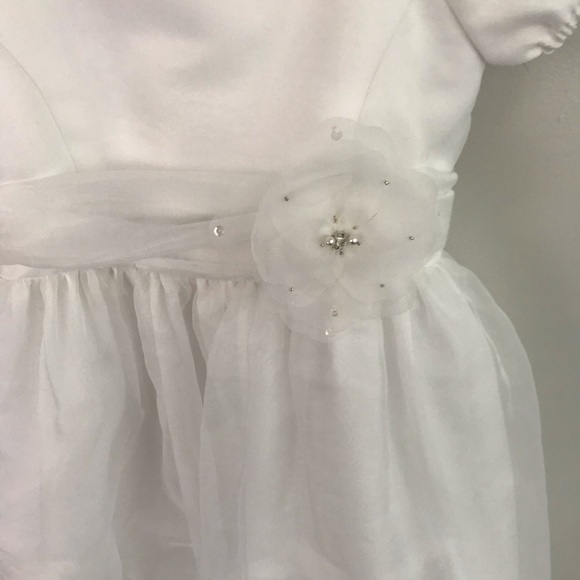 David’s bridal flower girl dress size 12 pit/Pit 12” waist 11” length 30” - Picture 6 of 12